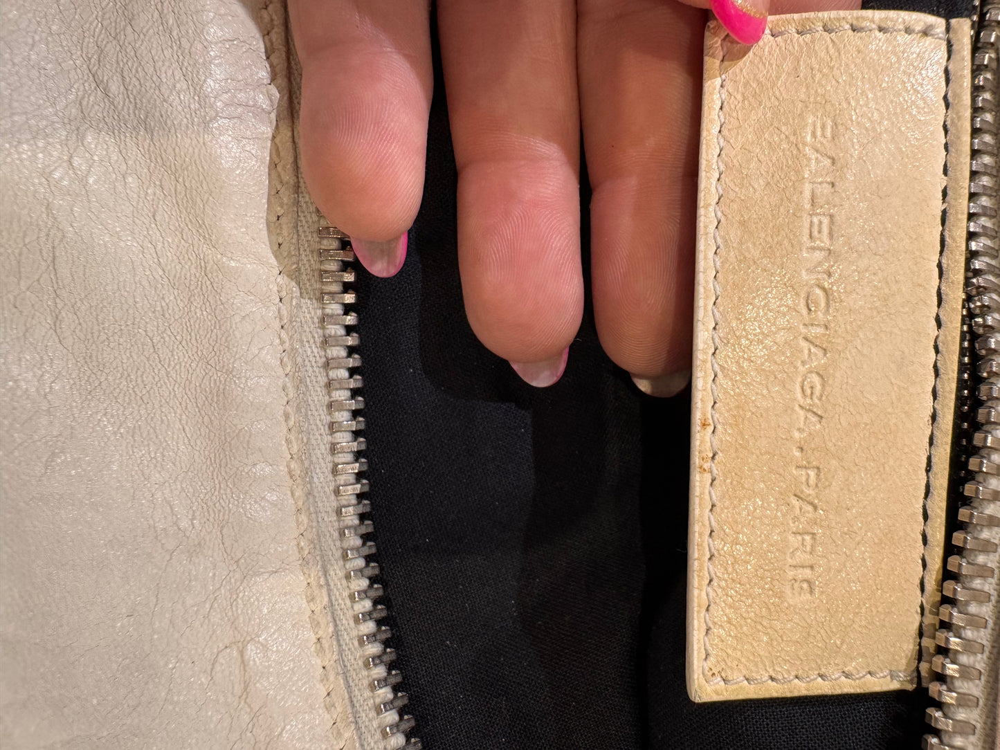 Balenciaga floral canvas bag