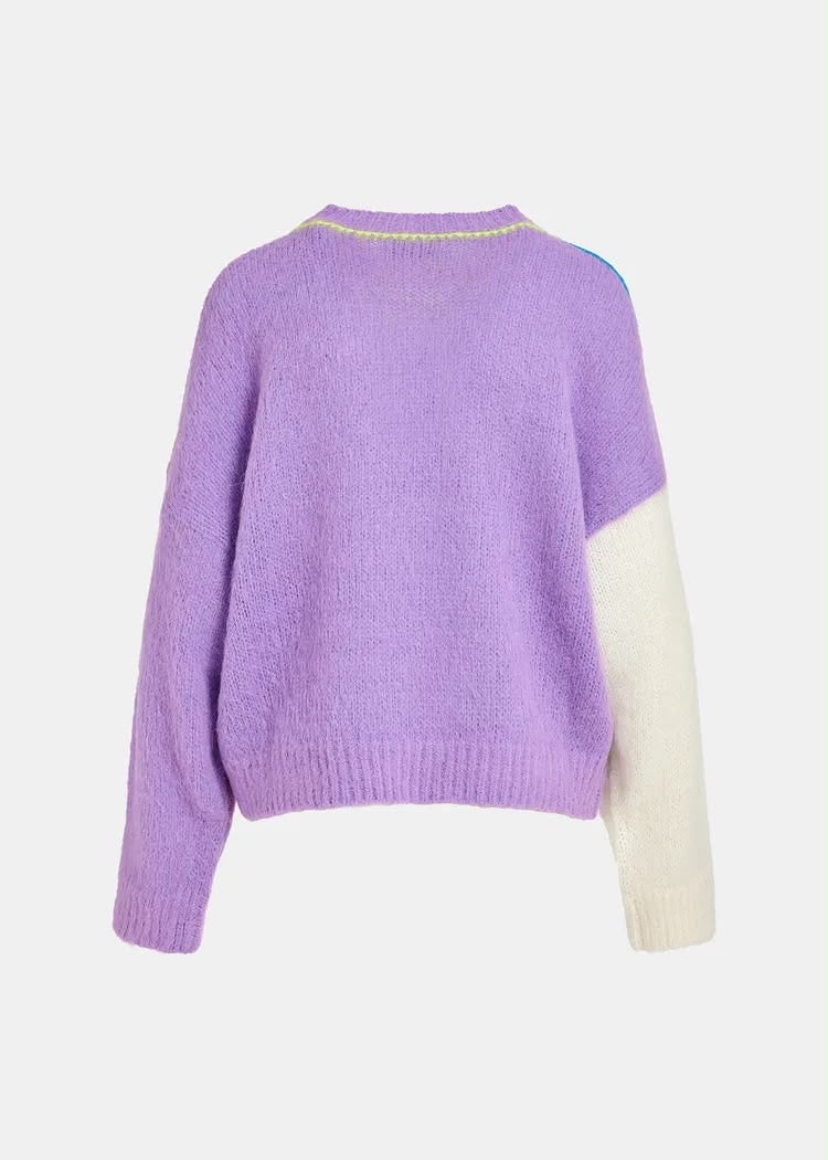 ESSENTIAL ANTWERP abstract knit sweater