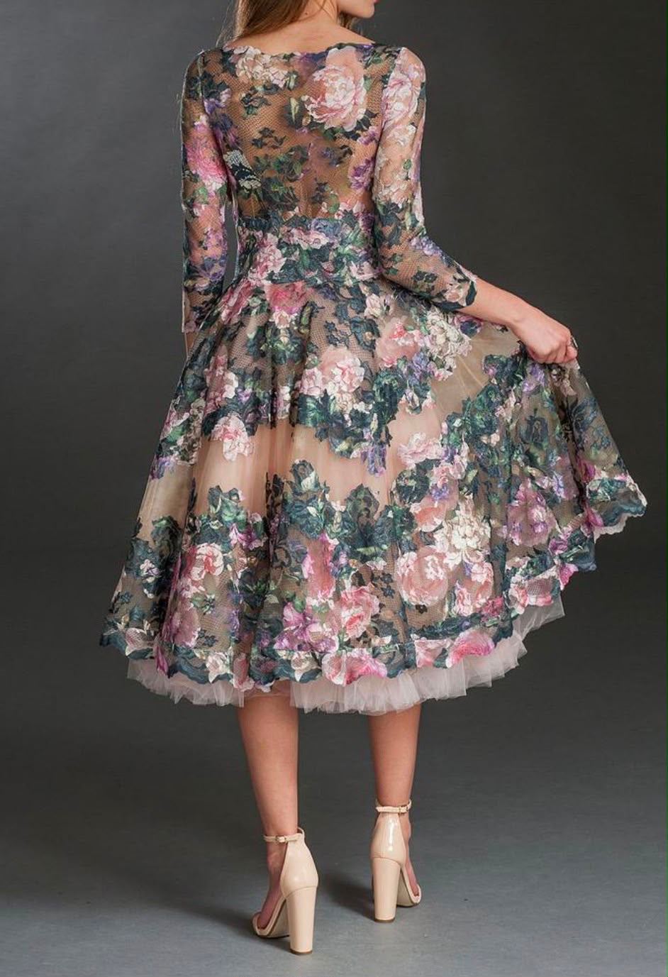 OLVIS Lace Collection Flower dress