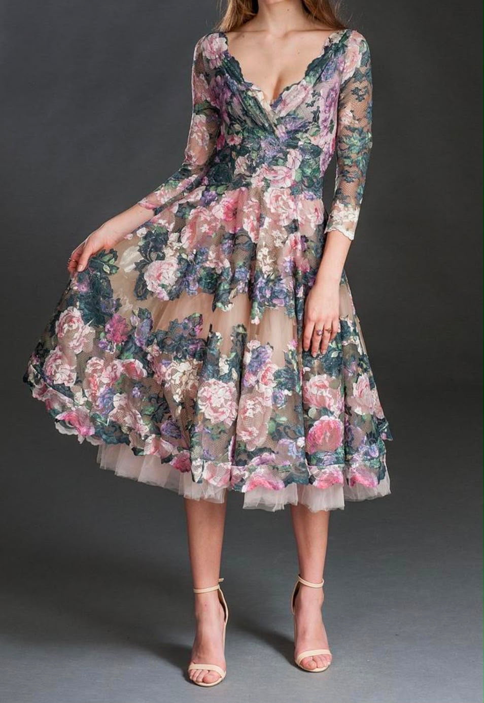 OLVIS Lace Collection Flower dress