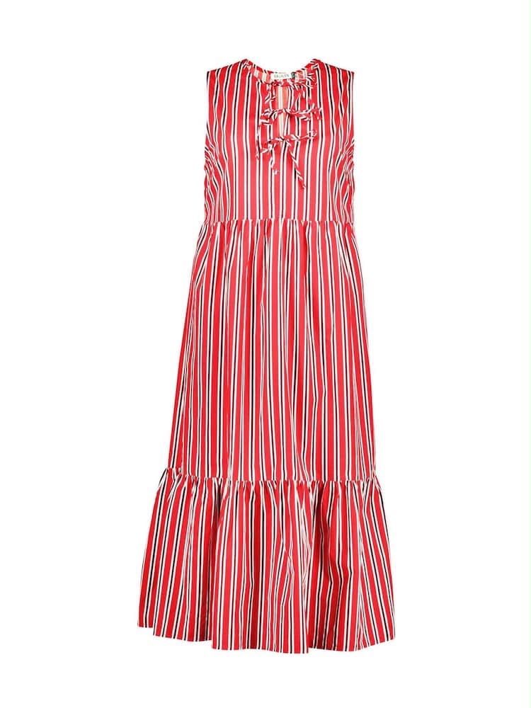 Baukjen Red Devia Tie Midi Dress
Size 10