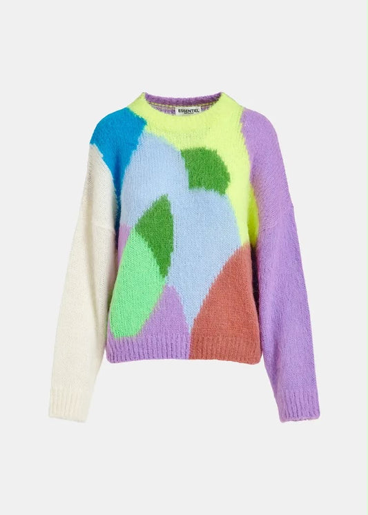 ESSENTIAL ANTWERP abstract knit sweater