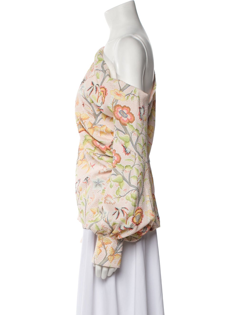 Peter Pilotto
Floral Print Asymmetrical Blouse