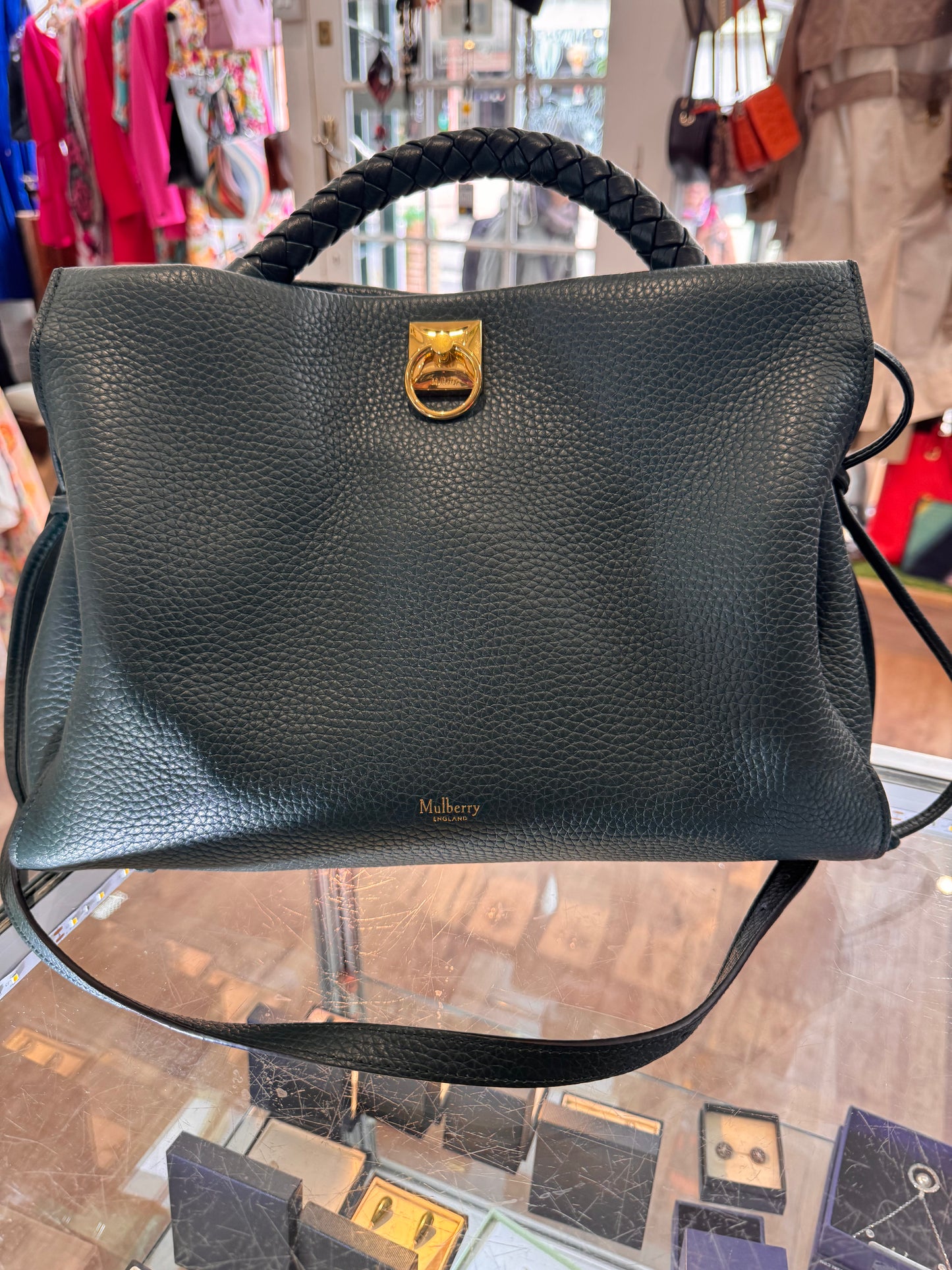 Mulberry Iris Medium crossbody.