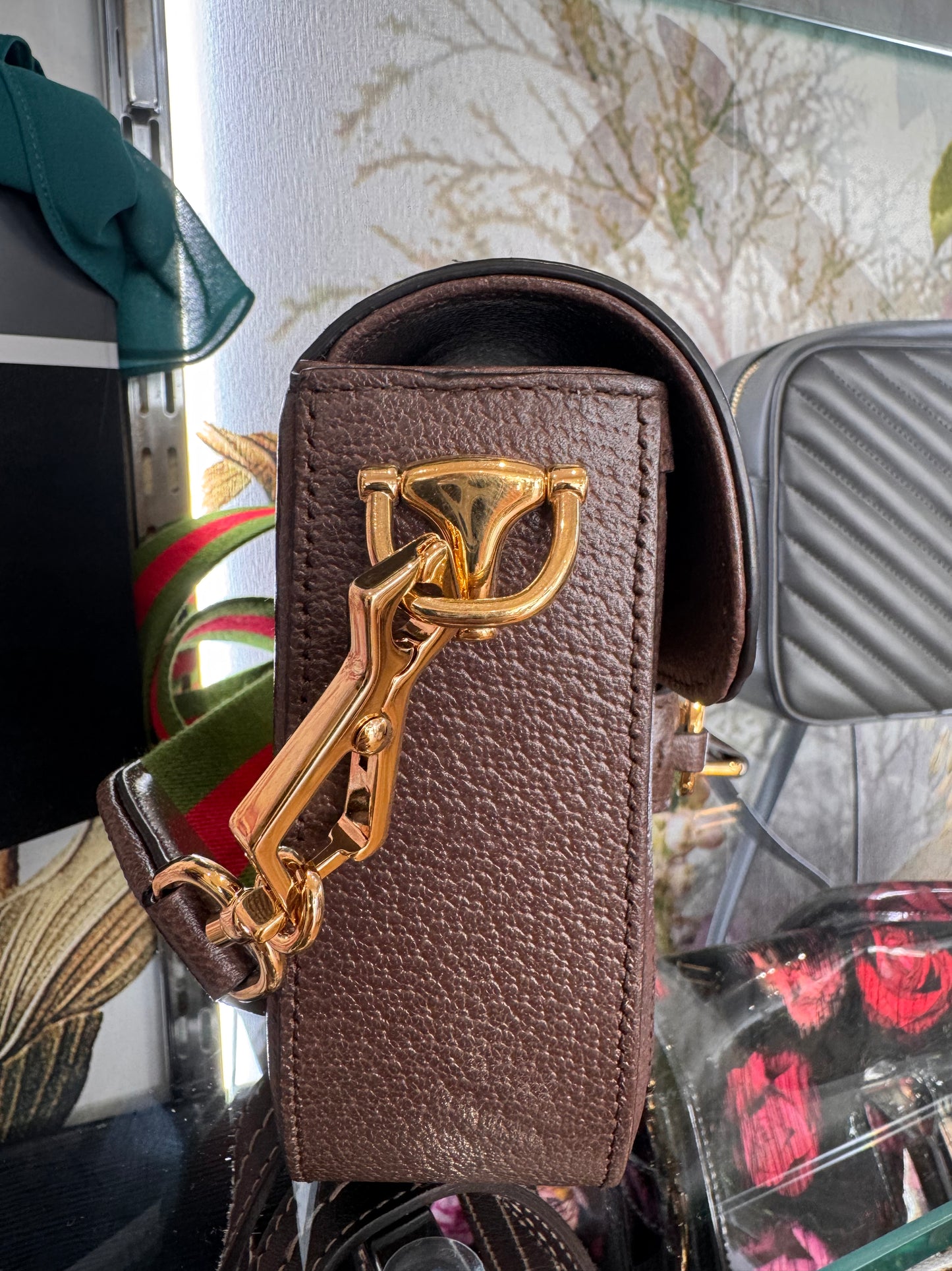 GUCCI Horsebeit 1956 Jumbo GG mini bag.