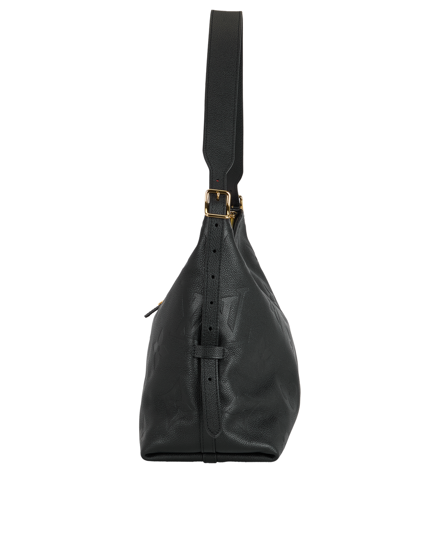 LOUIS VUITTON
Black Monogram Giant Empreinte Leather Carryall MM Bag